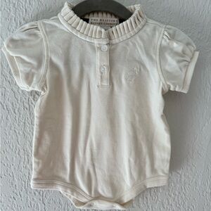 The Beaufort Bonnet Company Cream Little Miss Prim and Proper onsie
